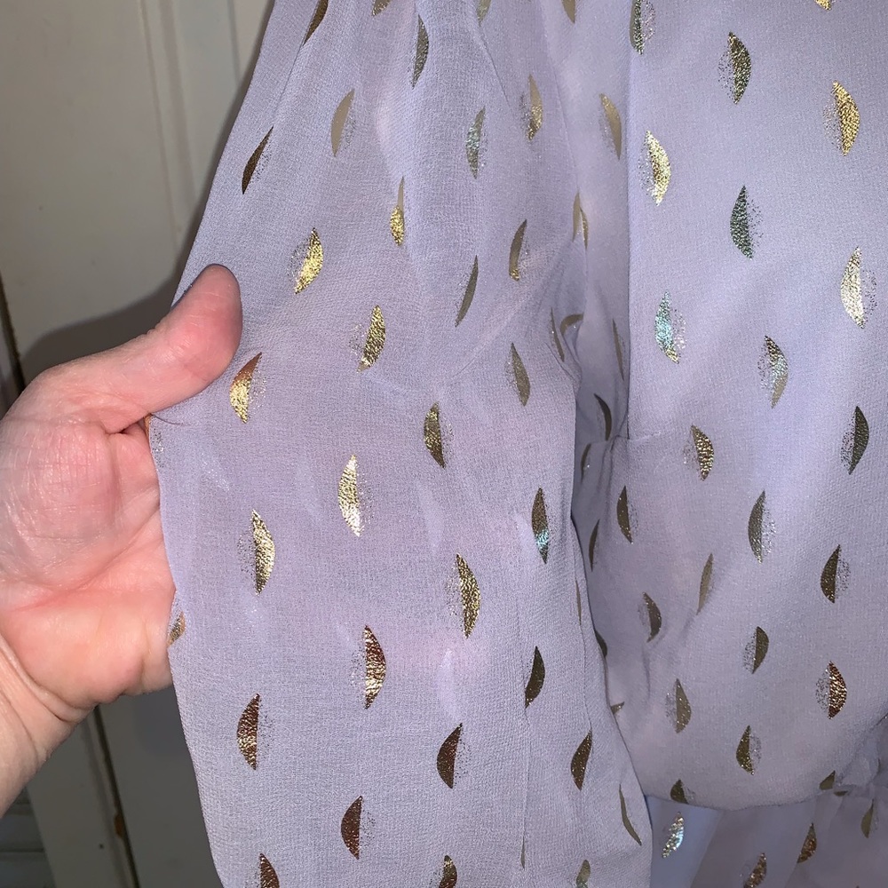 Adorable NWT ModCloth Chiffon You Mock Neck Dress - Picture 4 of 9